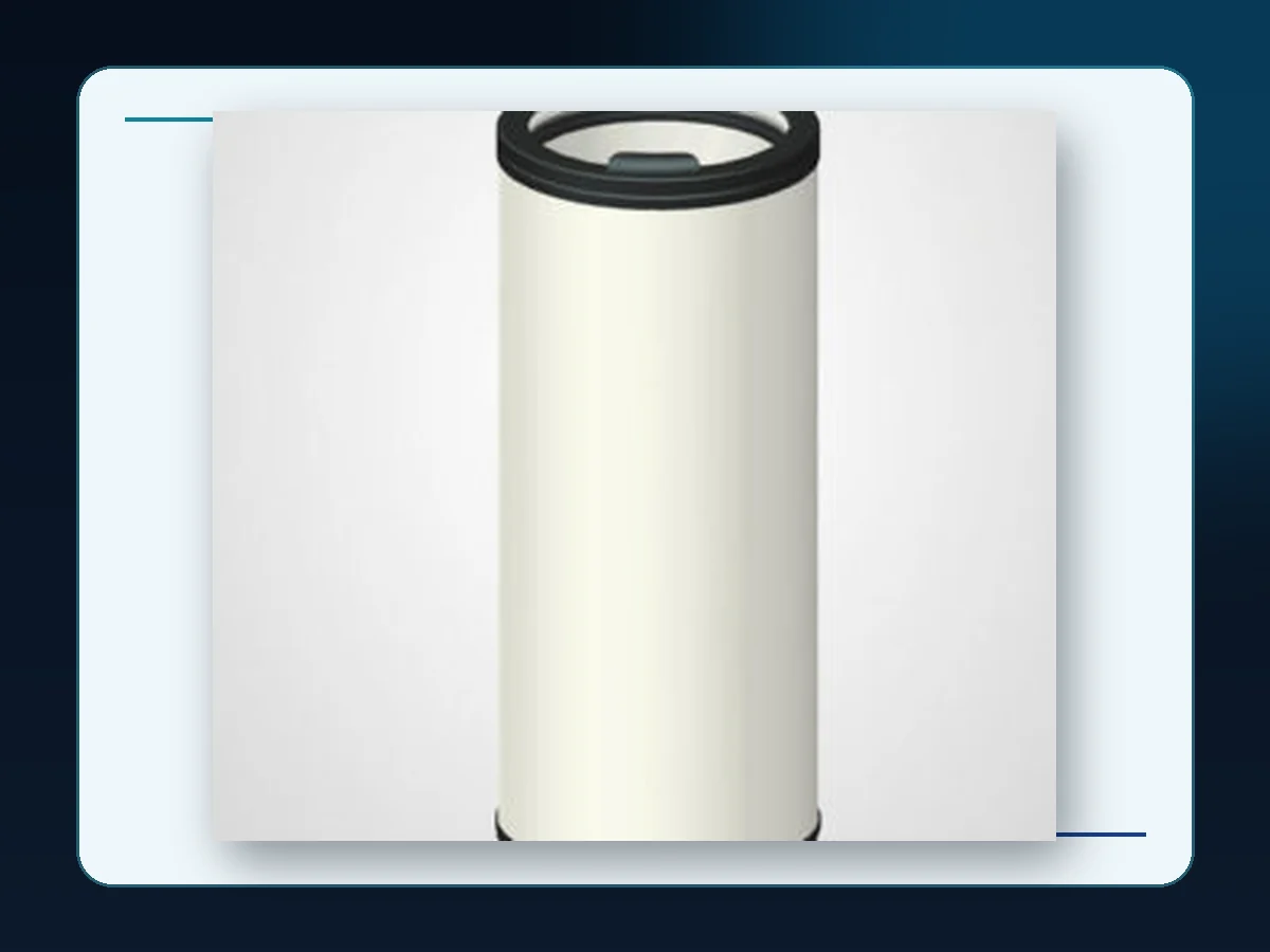 Markool Slim Round Can Chiller: narrow cream cylinder with a recessed circular top