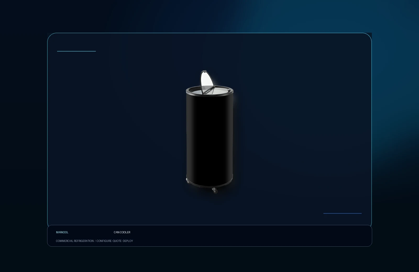 Can Coolers Markool configuration