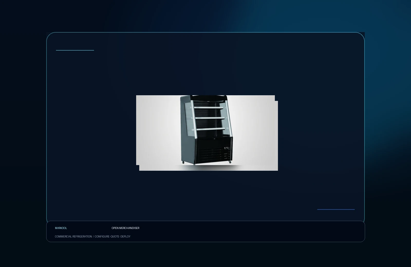 Open Coolers Markool configuration