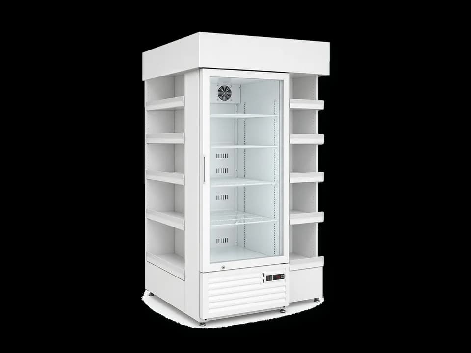 Representative MARKOOL refrigerated retail endcap display